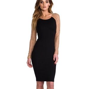 Bailey 44 Bloody Mary Love Nude And Black Dress